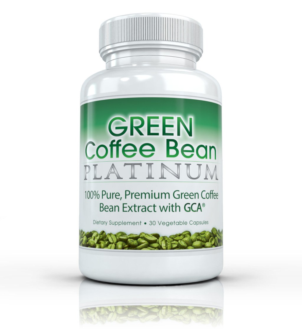 Picture of: GREEN COFFEE BEAN PLATINUM w/ GCA Best Pure Extract Weight Loss Fat Burner  mg