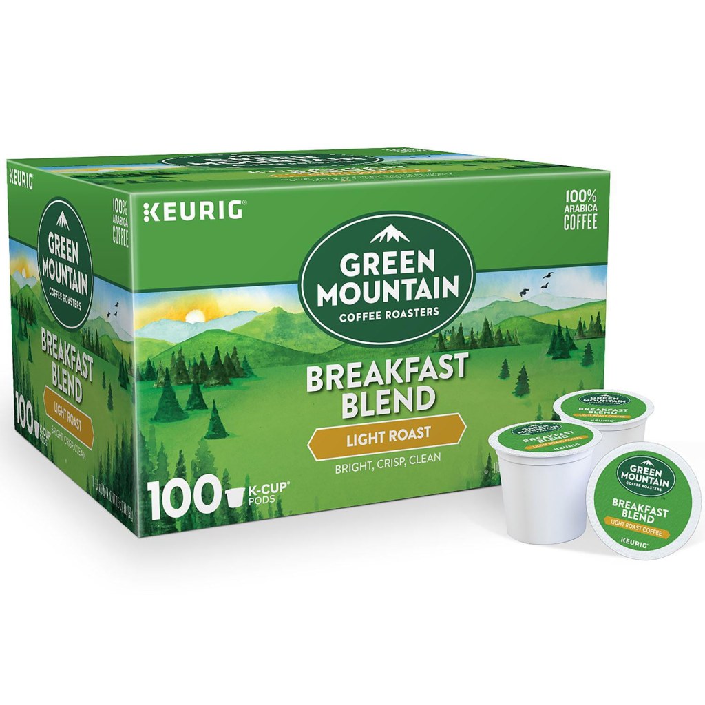 Picture of: Green Mountain Coffee Breakfast Blend K-Cup Pods ( ct