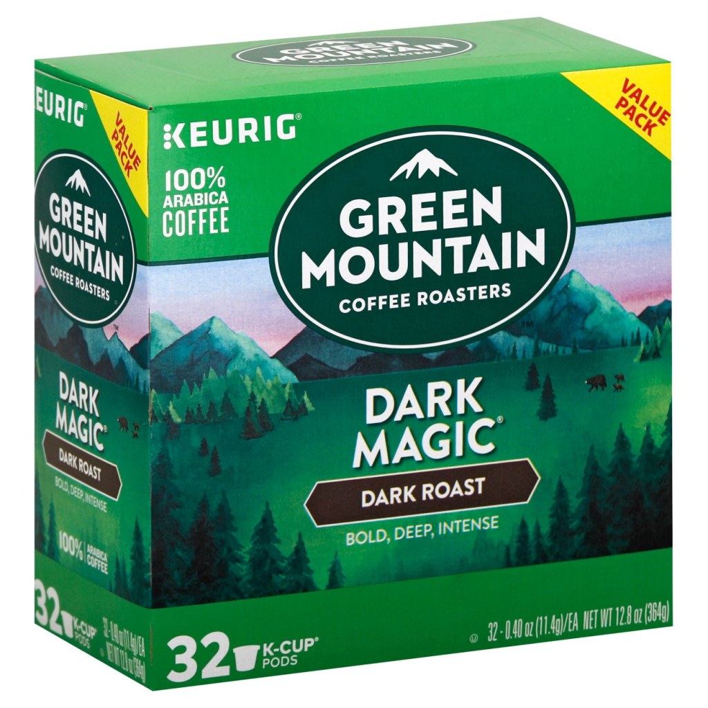 Picture of: Green Mountain Coffee Dark Magic Dark Roast Single Serve Coffee K Cups  Value Pack