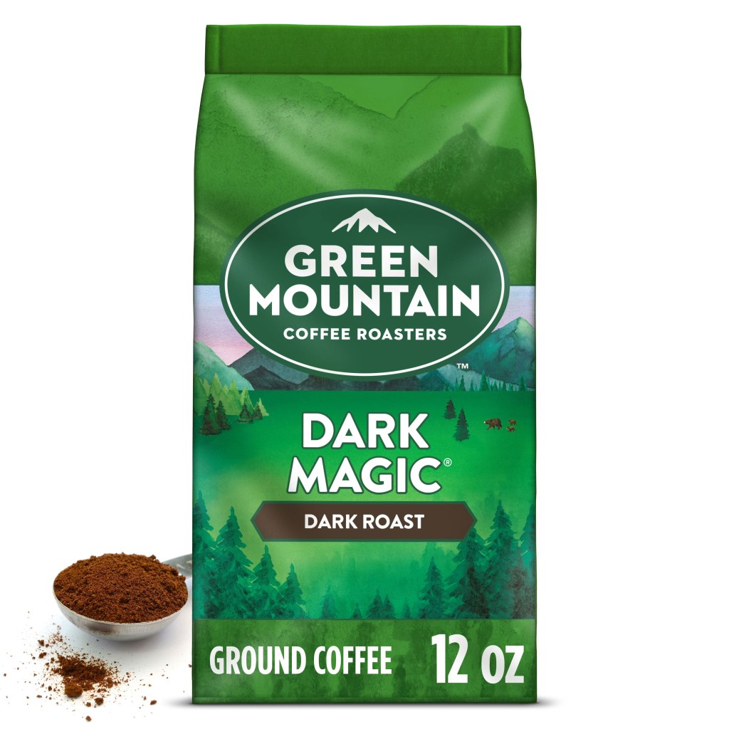 Picture of: Green Mountain Coffee Dark Magic, Ground Coffee, Dark Roast, Bagged oz