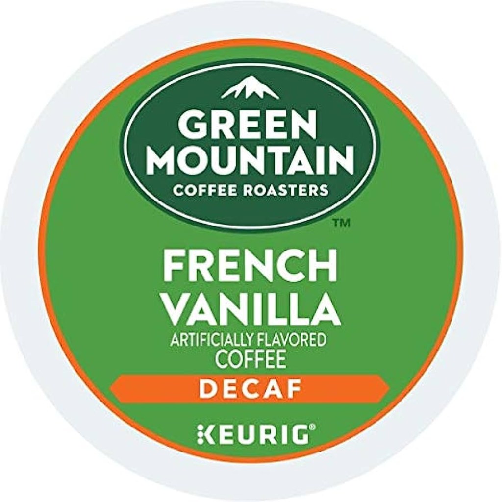 Picture of: Green Mountain Coffee, French Vanilla Decaf, Single-Serve Keurig K-Cup  Pods, Light Roast,  Count ( Boxes of 4 Pods)