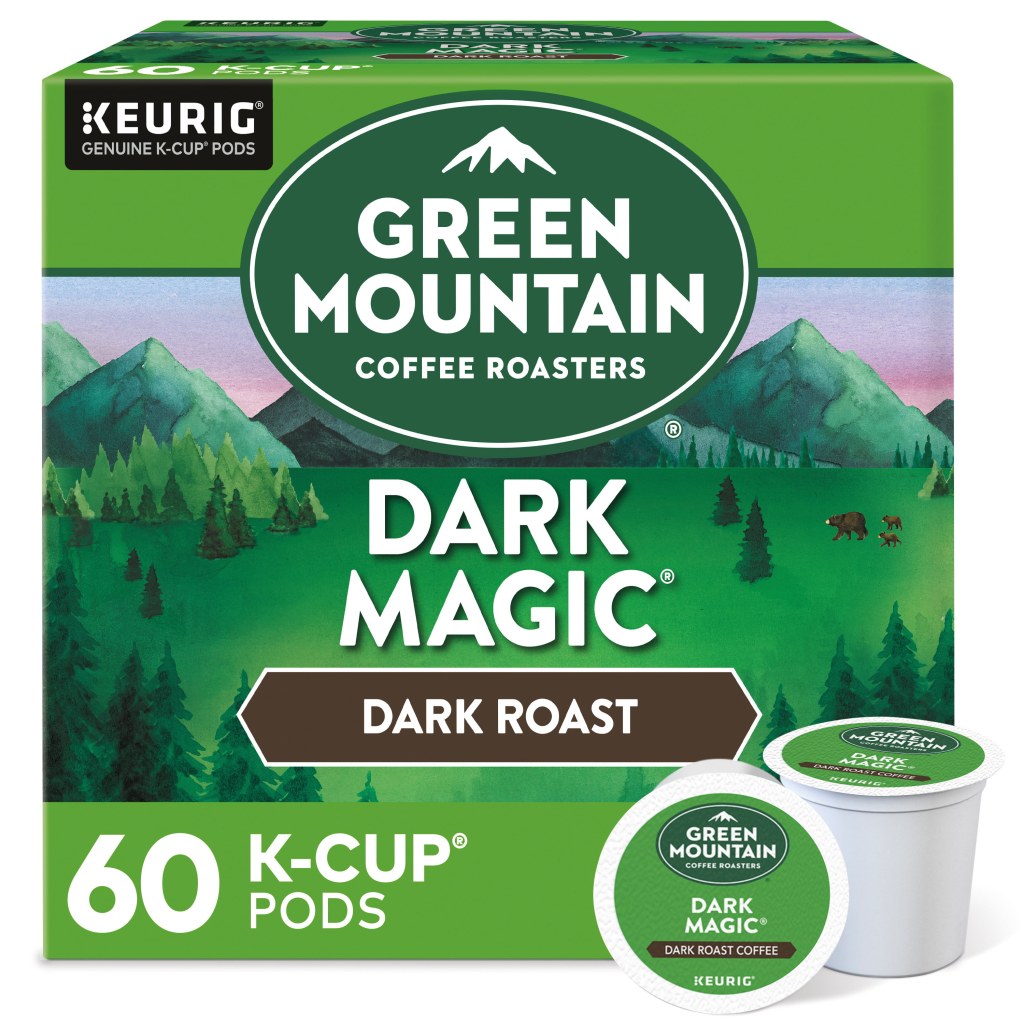 Picture of: Green Mountain Coffee Roasters, Dark Magic Dark Roast K-Cup Coffee Pods,   Count