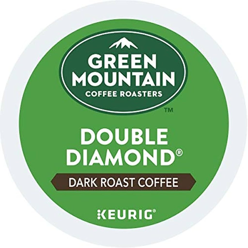 Picture of: Green Mountain Coffee Roasters Double Diamond, Single-Serve Keurig K-Cup  Pods, Dark Roast Coffee,  Count