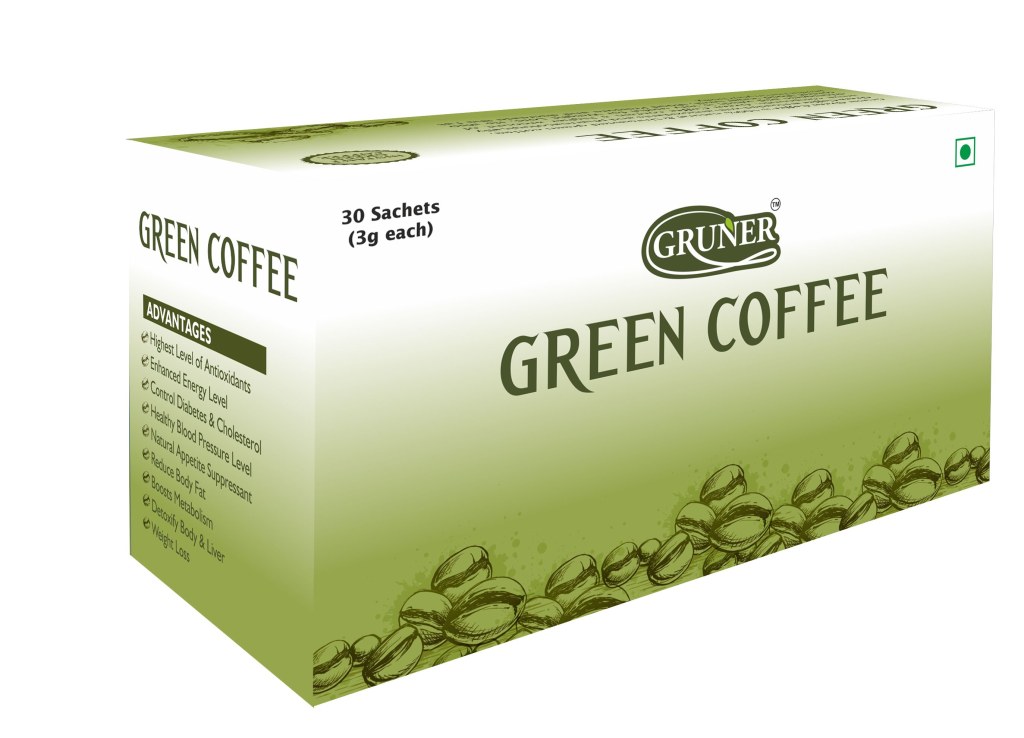 Picture of: Natural Flavor Gruner Green Coffee Bean Powder, Packaging Type