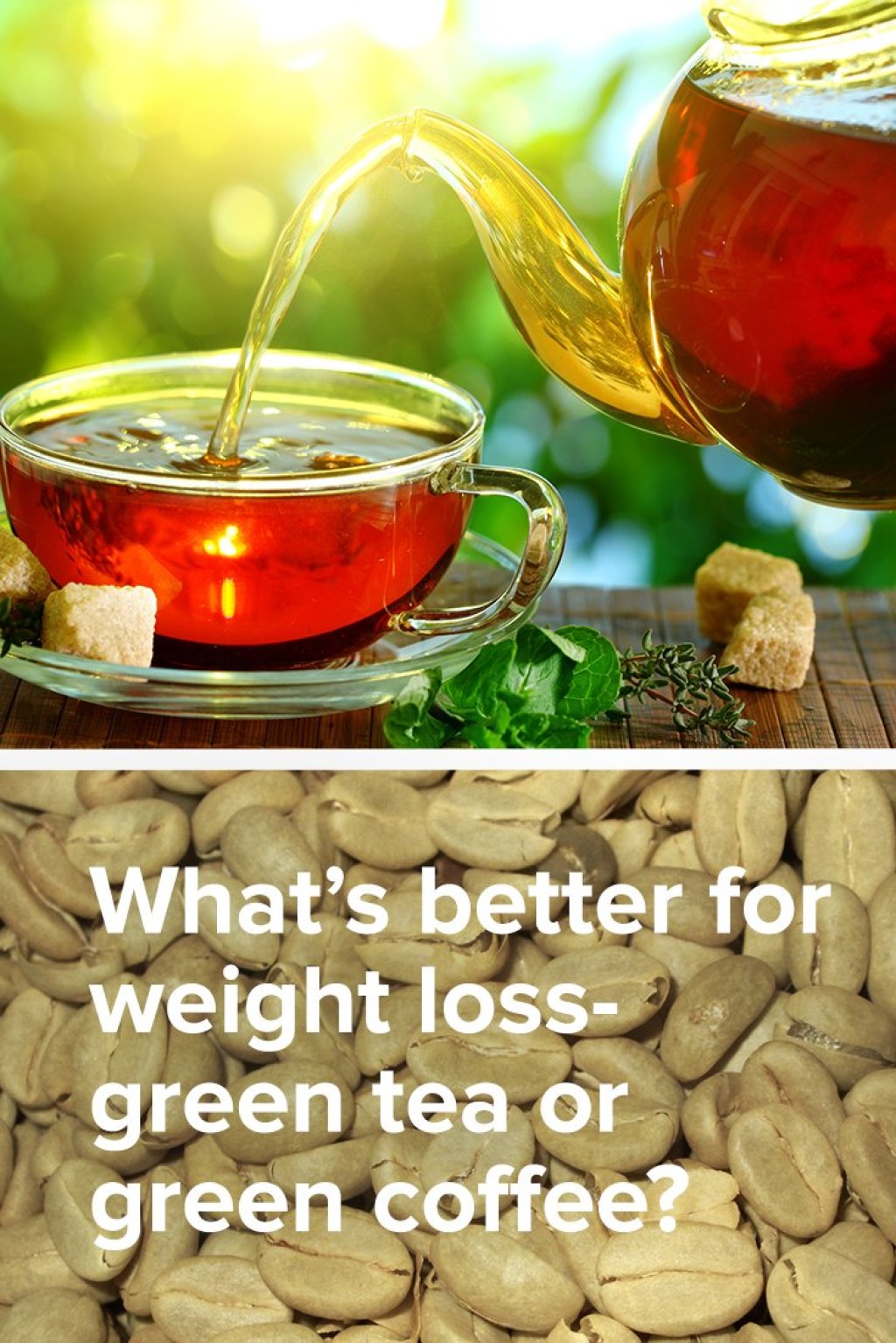 Picture of: What’s Better For Weight Loss: Green Tea Or Green Coffee?