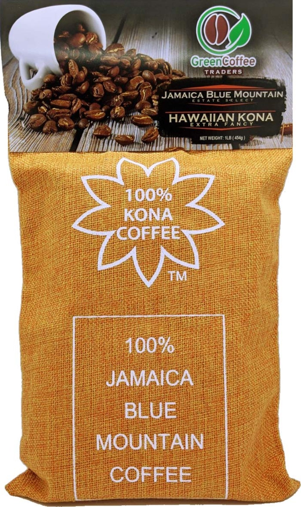 Picture of: x /lb Bags = lb Total: 00% Jamaica Blue Mountain & Hawaiian Kona  Extra Fancy Coffee